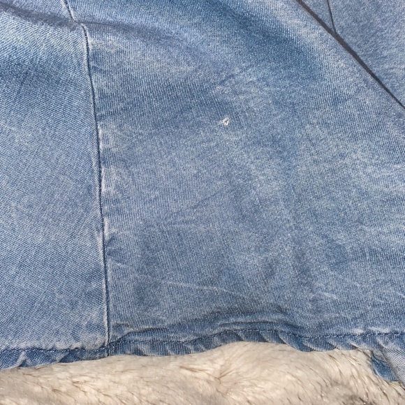 Rebecca Minkoff Rita embroidered chambray dress great preowned condition XS - Picture 11 of 12